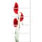 Designart - Isolated Red Poppy Flowers - Floral Canvas Art Print